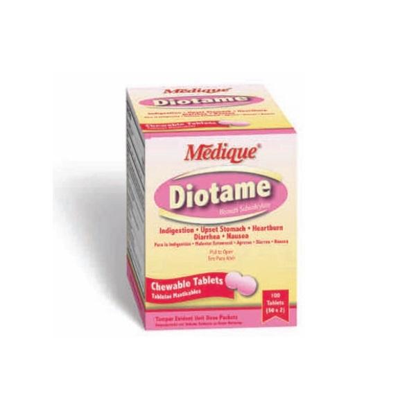 Antacid Diotame Tab Diarrhea 2’S Unit Dose 262mg by Medique JML WHOLESALE