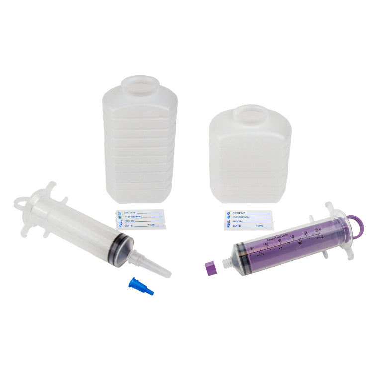 Enteral Feeding Syringe IV Pole Kits Piston Syringe Thumb Ring by Dynarex
