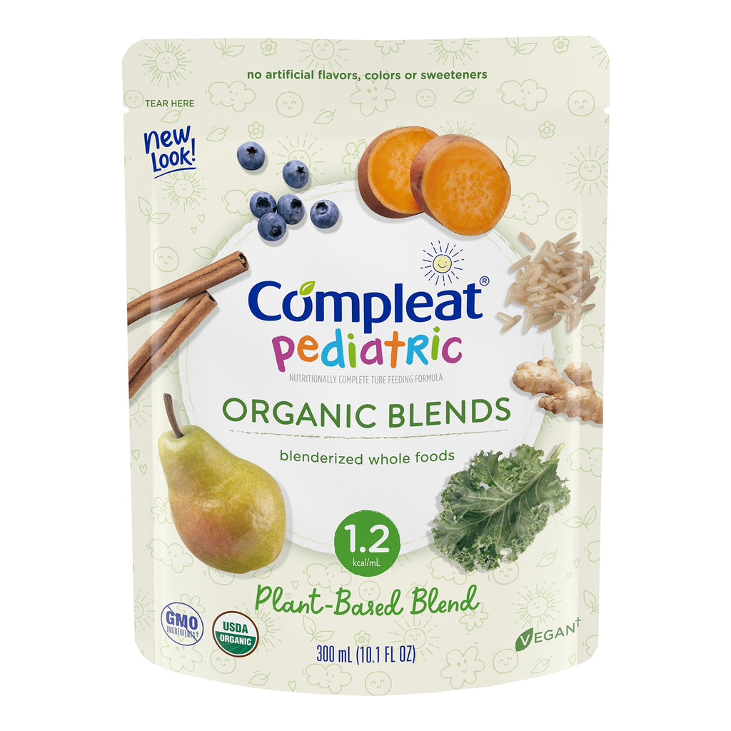 Compleat Organic Pediatric Blends Plant Based Tube Feeding Formulas by Nestles