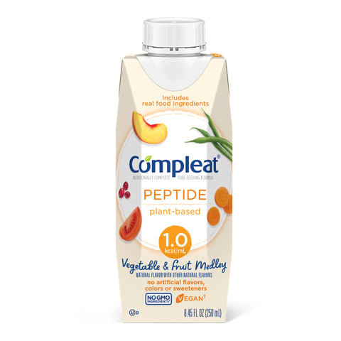 Compleat® 1.0 Vegetable & Fruit Medley Flavored 250 mL Reclosable by Nestles