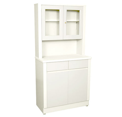 Cabinet Modular Treatment w/Overhead Cabinet, 2 Doors & 2 Lockable Drawers by UMF