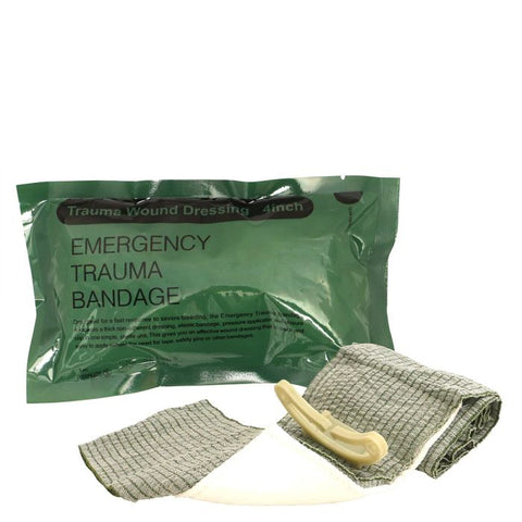 Trauma Pressure Dressing w/Wrap Israeli Style 4 Inch by Acme