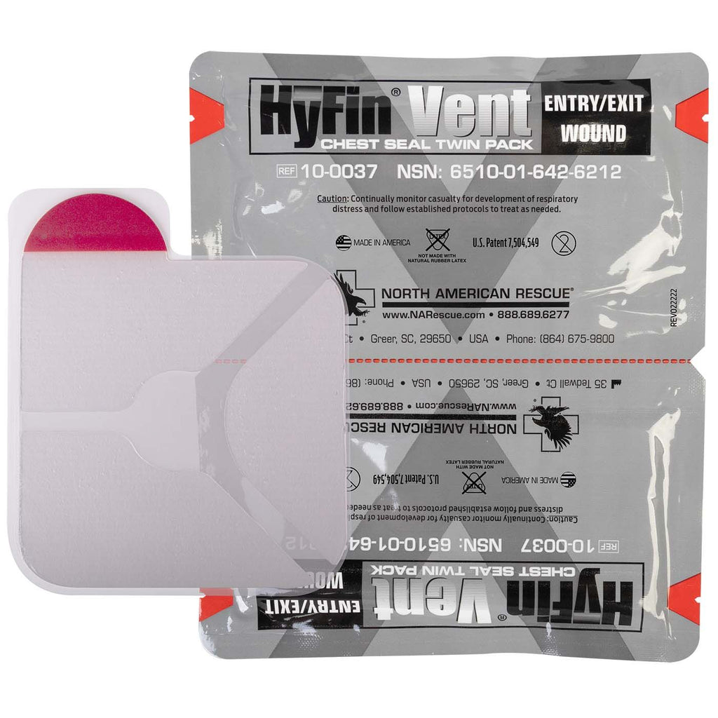 Hyfin Vent Chest Seal Twin Pack 6x6 by NAR