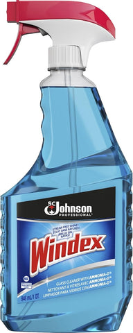 Windex 32oz Ammonia-D Glass Cleaner, Fresh Spray Bottle by SC Johnson