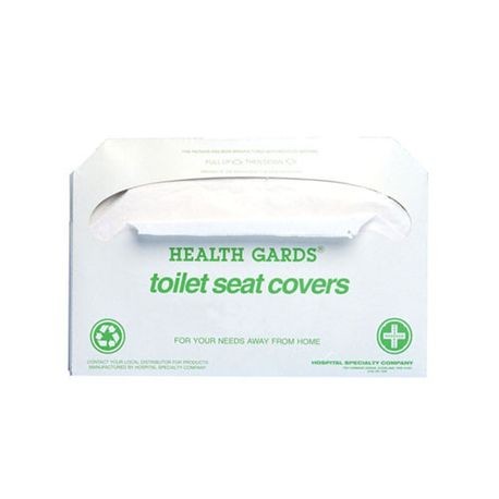 Toilet Seat Covers 1/2 Fold Green 5000 Recycled Paper Health Gards® by Hospeco