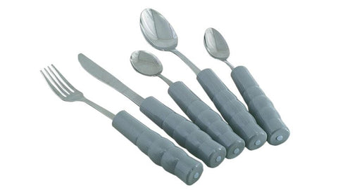 Silverware Flatware Weighted Spoons, Fork, Knife by Alimed