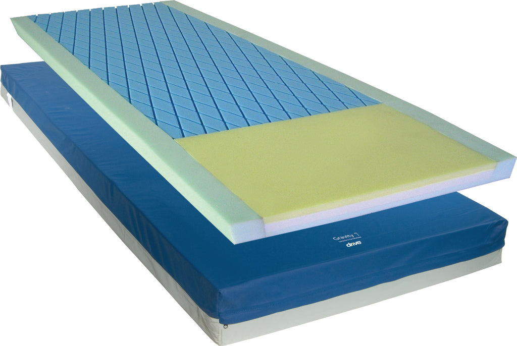 Mattress Pressure Redistribution Gravity 7 6" Cut Out & 3" Perimeter by Drive